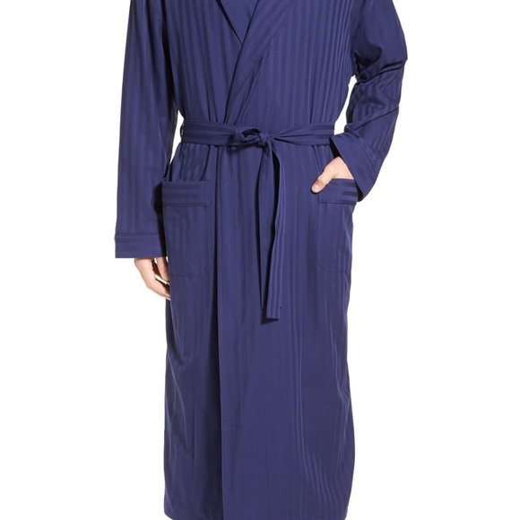 NWT Men's Majestic International L/XL Blue Robe - Picture 3 of 4